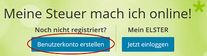 Hier sieht man ein Bild von dem oberen Bereich der Internetseite. Dieser Bereich ist grün. Darauf sind blaue Kästchen. In einem der Kästchen steht Benutzerkonto erstellen. Hier sieht man ein Bild von dem oberen Bereich der Internetseite. Dieser Bereich ist grün. Darauf sind blaue Kästchen. In einem der Kästchen steht Benutzerkonto erstellen.